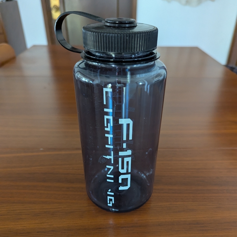 Ford F150 Lighting Nalgene Gray 32oz Water Bottle Pre Owned